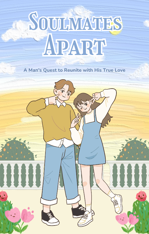 Light Blue Paint Brush Illustrative Romance Soulmates Apart Wattpad Book Cover